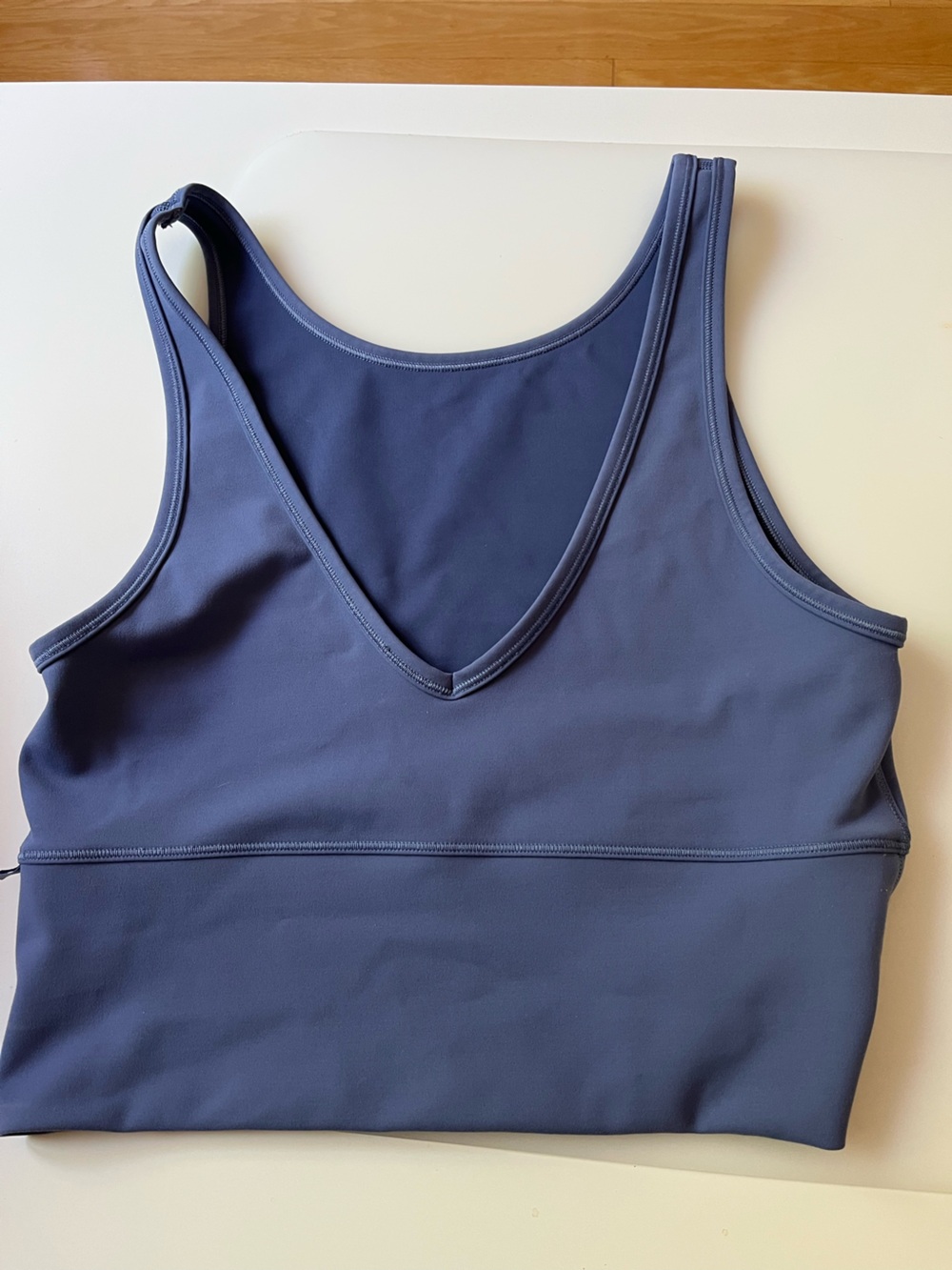 LULULEMON V-Neck Athletic Tank Top - Dusty Blue/Periwinkle